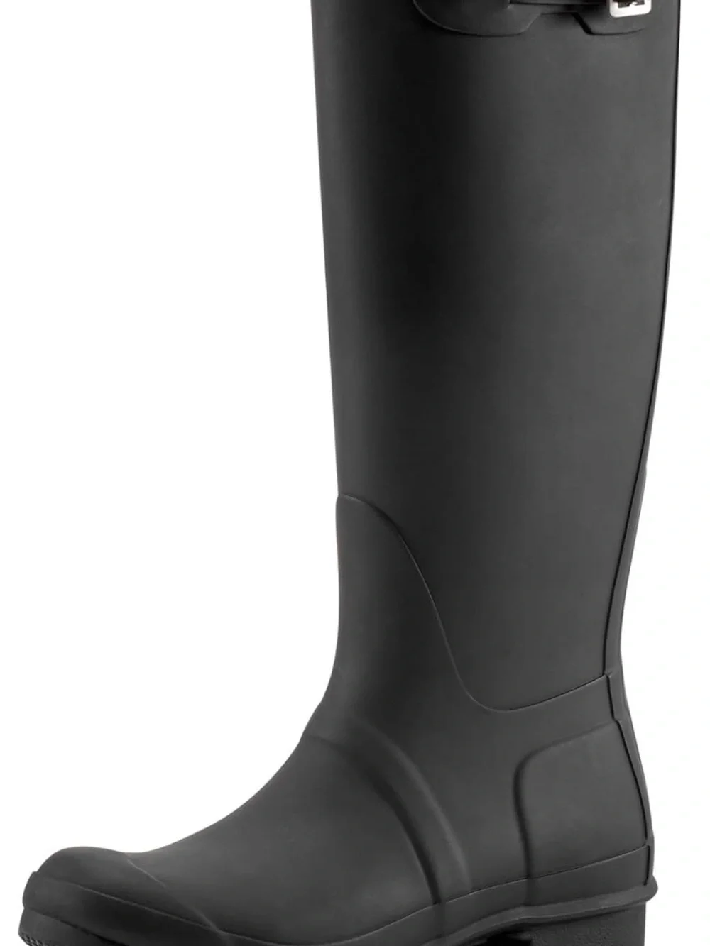 Hunter Women's Tall Matte Black Rain Boot